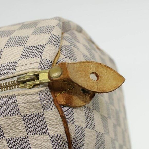 LOUIS VUITTON Damier Azur Speedy 30 Hand Bag - Picture 10 of 15